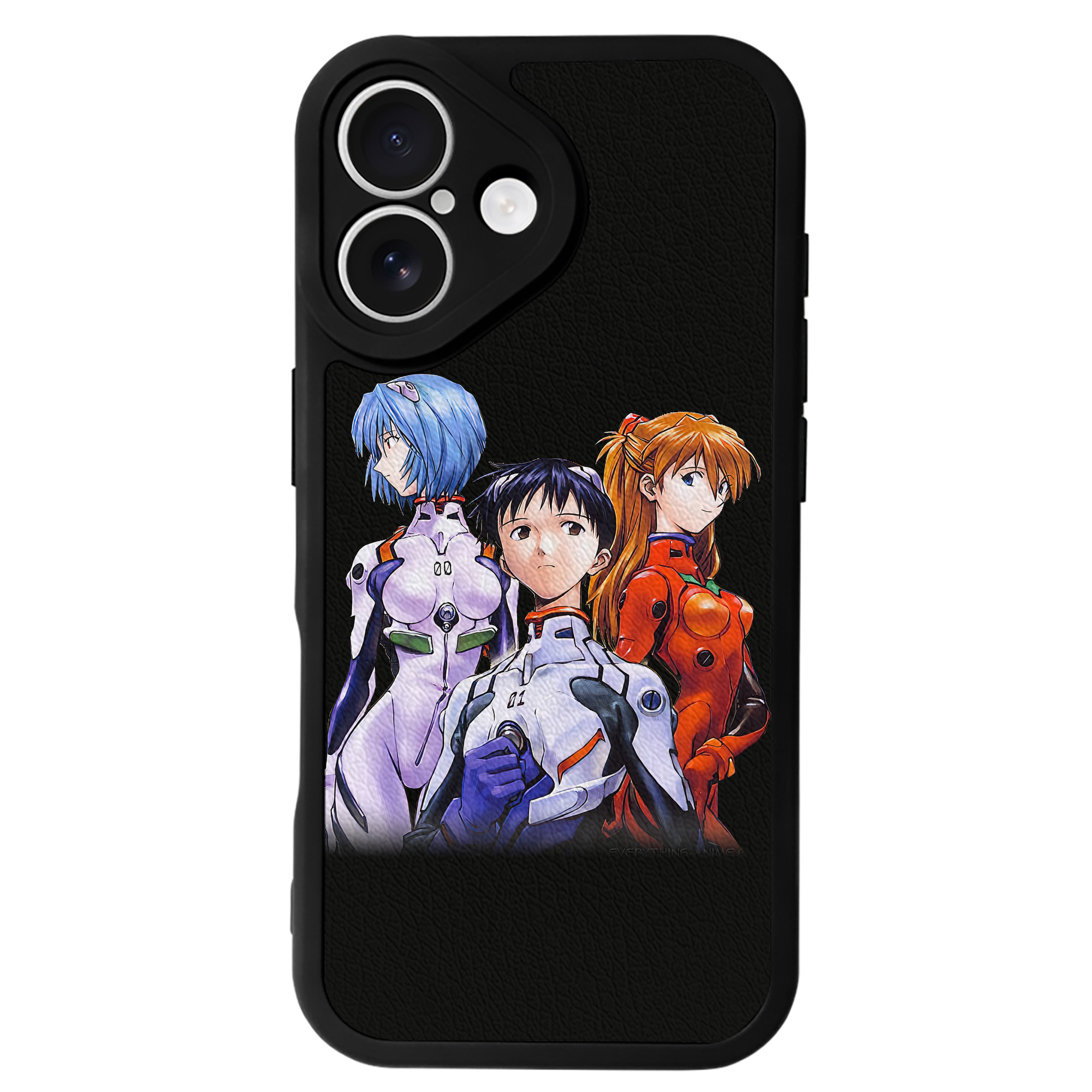 （画像用） EVA 新世紀エヴァンゲリオン 【iPhone 16シリーズ対応】シリコンスマホケース（レザー調） 材質：シリコン